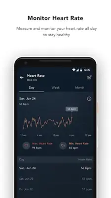 Blink Fit android App screenshot 2